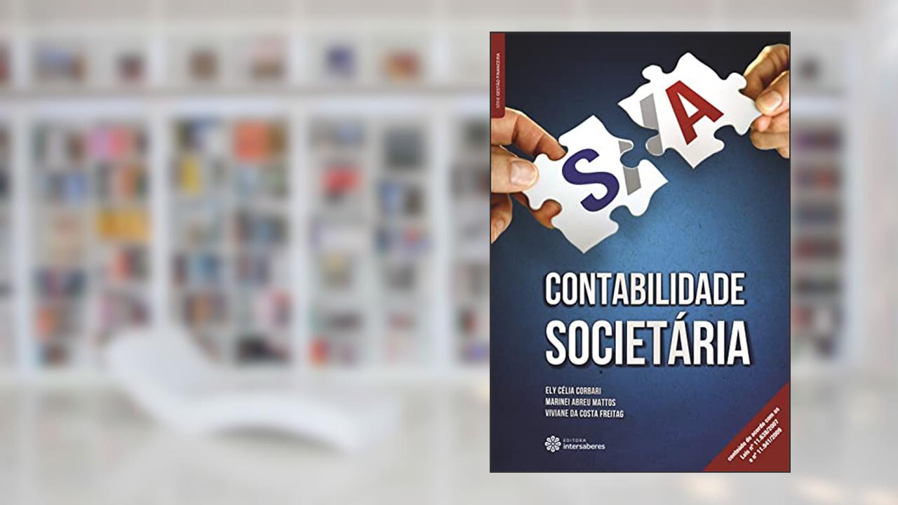 Capa de Contabilidade societária, do autor Ely Célia Corbari; Marinei Abreu Mattos; Viviane Da Costa Freitag