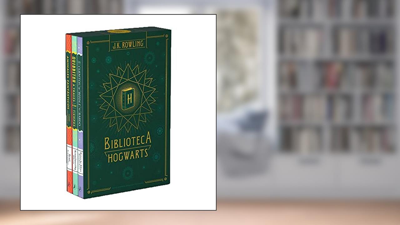 Capa de Box Biblioteca Hogwarts, do autor J.K. Rowling