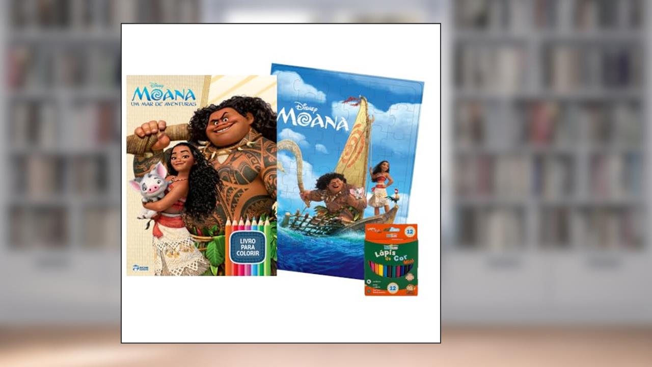 Capa de Kit Diversão Disney - Moana, do autor Bicho Esperto