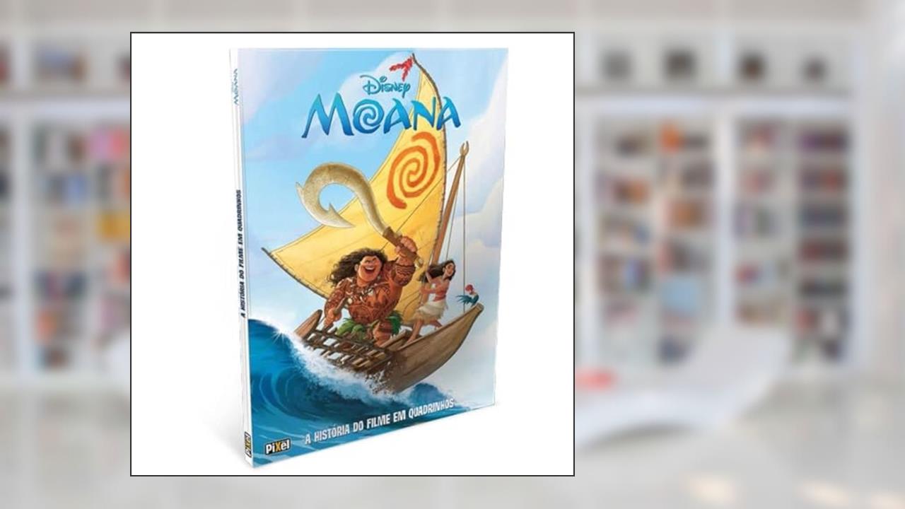 Capa de Moana. A História do Filme em Quadrinhos, do autor Vários Autores