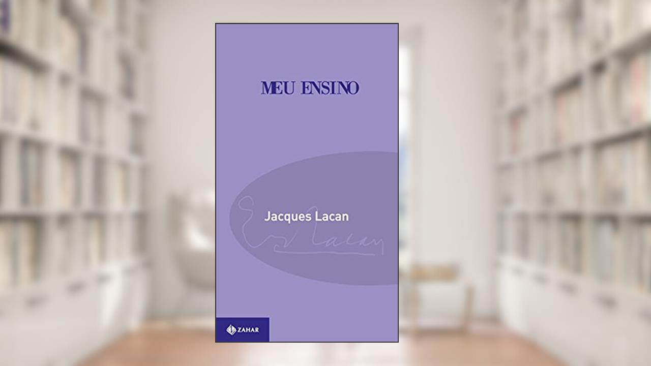 Capa de Meu ensino, do autor Jacques Lacan