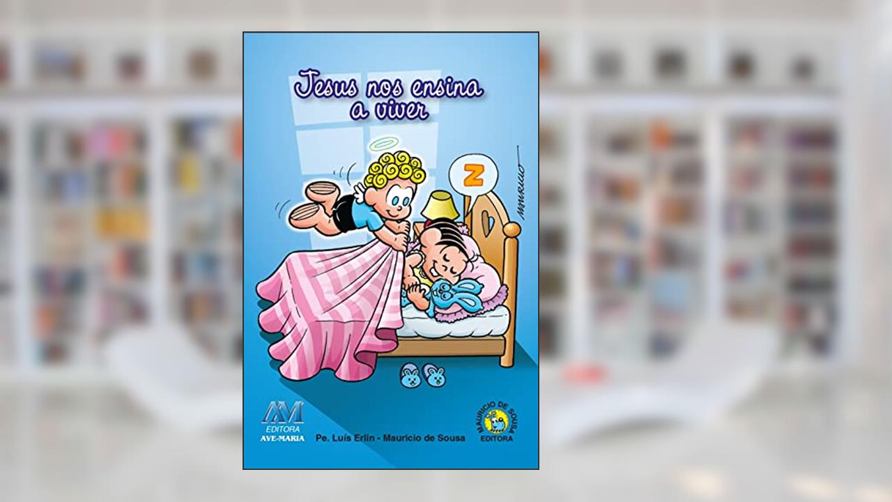 Capa de Jesus nos ensina a viver, do autor Padre Luís Erlin
