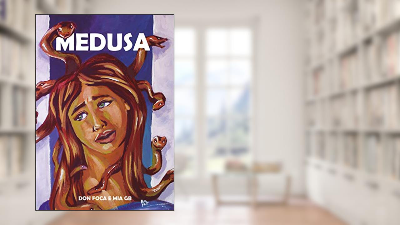 Capa de Medusa: A Sacerdotisa Amaldiçoada (Mitologia Grega em Quadrinhos), do autor Bruno Viriato