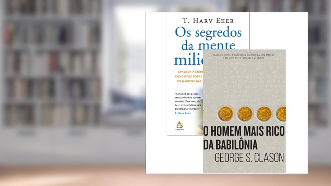 Capa de Kit OS SEGREDOS DA MENTE MILIONÁRIA e O HOMEM MAIS RICO DA BABILÔNIA, do autor VÁRIOS AUTORES