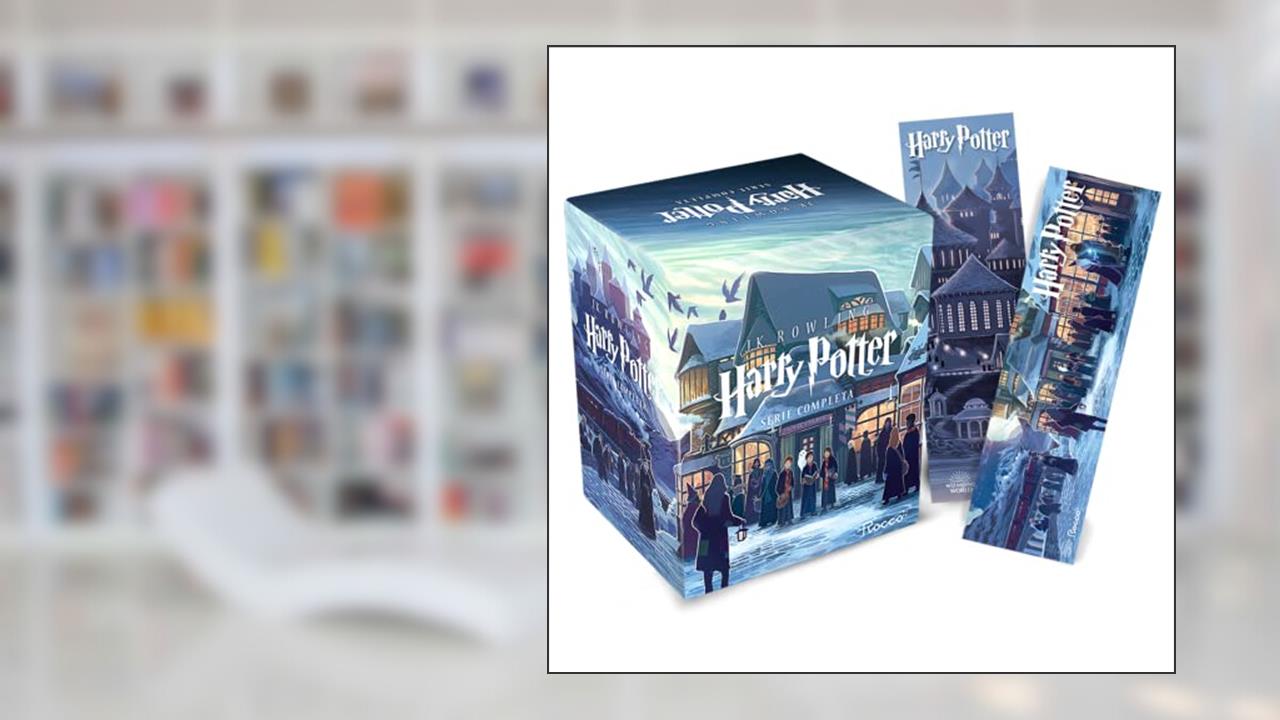 Capa de Box Harry Potter Scholastic - castelo (caixa azul): com 02 marcadores, do autor J.K. Rowling