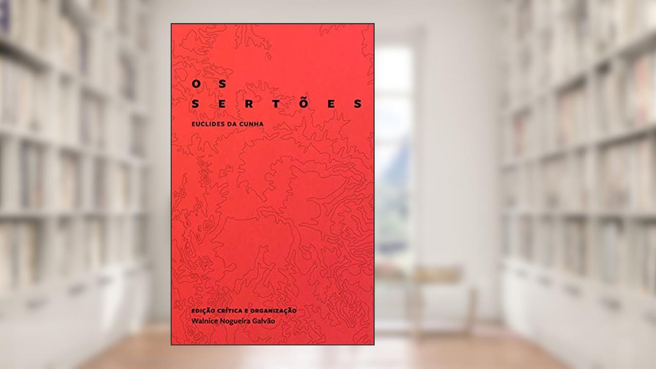 Capa de Os sertões, do autor Euclides da Cunha