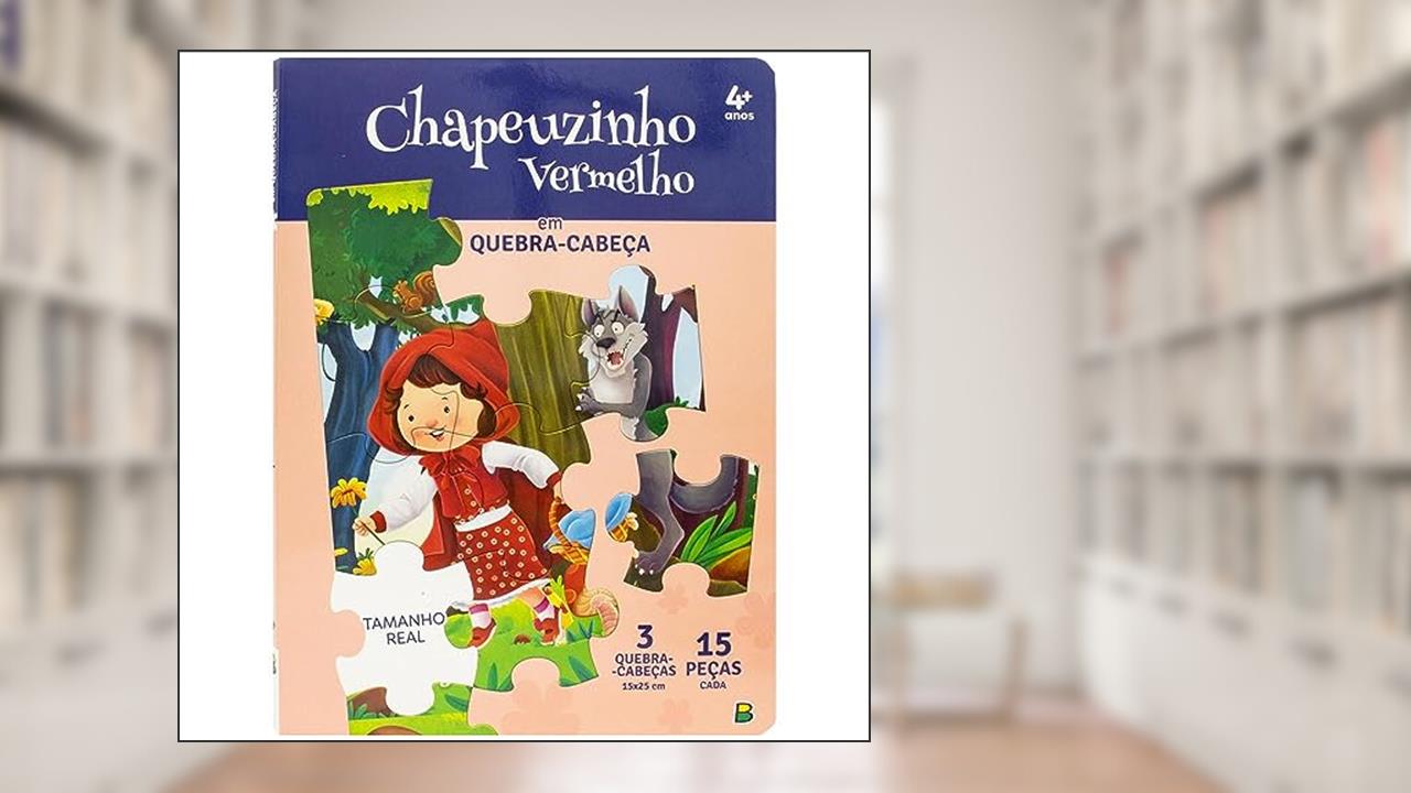 Capa de Clássicos em Quebra-Cabeças: Chapeuzinho Vermelho, do autor Suelen Katerine A. Santos