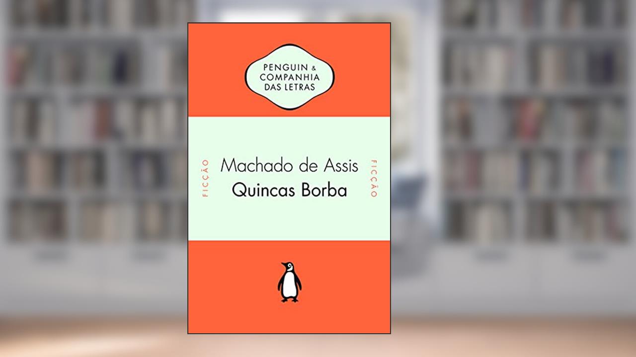 Capa de Quincas Borba, do autor Machado de Assis