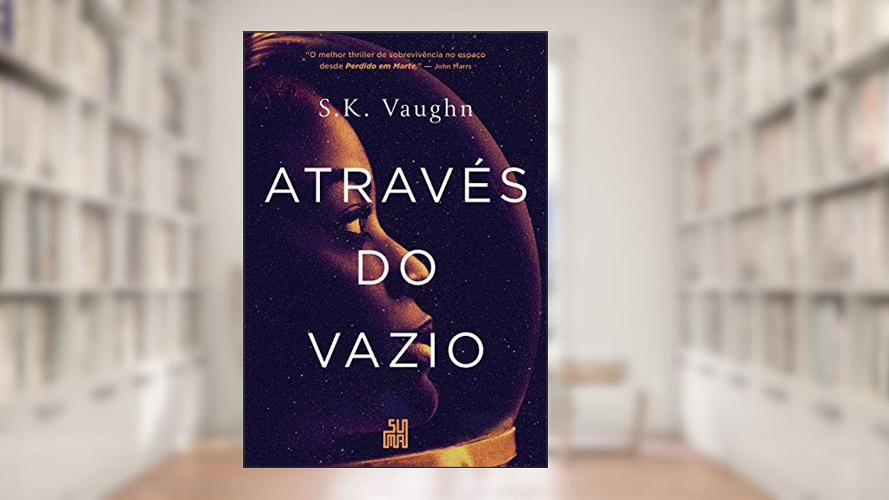 Capa de Através do vazio, do autor S. K. Vaughn