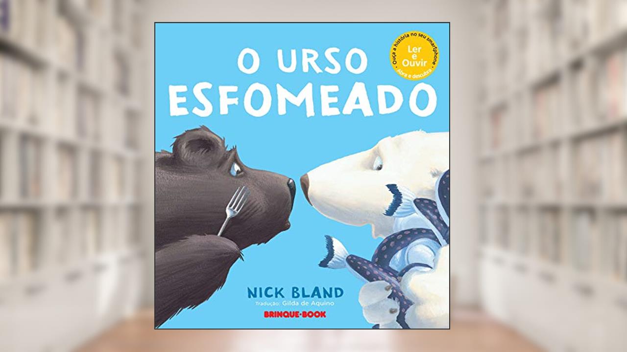 Capa de O urso esfomeado, do autor Nick Bland