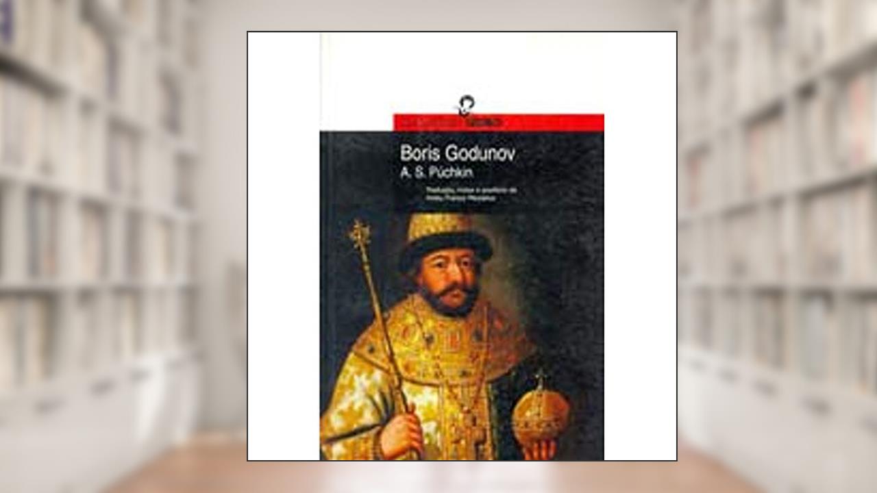 Capa de Boris Godunov, do autor A. S. Púchkin