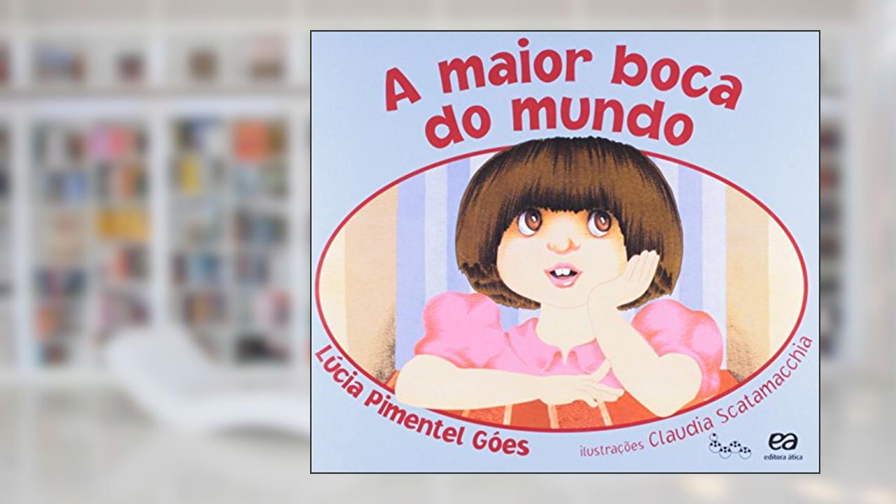 Capa de A maior boca do mundo, do autor Lúcia Pimentel Góes