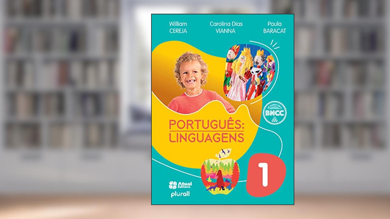 Capa de Português: Linguagens - 1º ano: Versão atualizada de acordo com a BNCC, do autor Carolina Dias Vianna; William Roberto Cereja; Paula Baracat de Grande