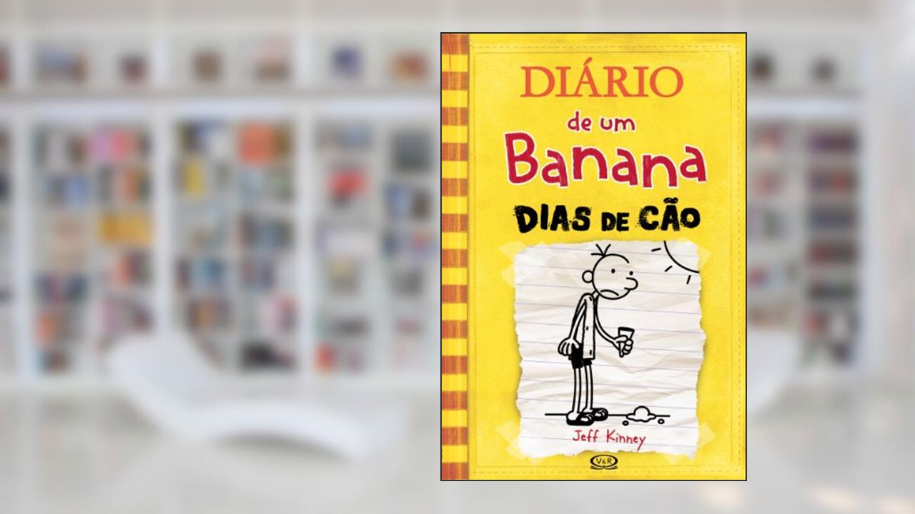 Capa de Diário de um Banana. Dias de Cão - Volume 4, do autor Jeff Kinney