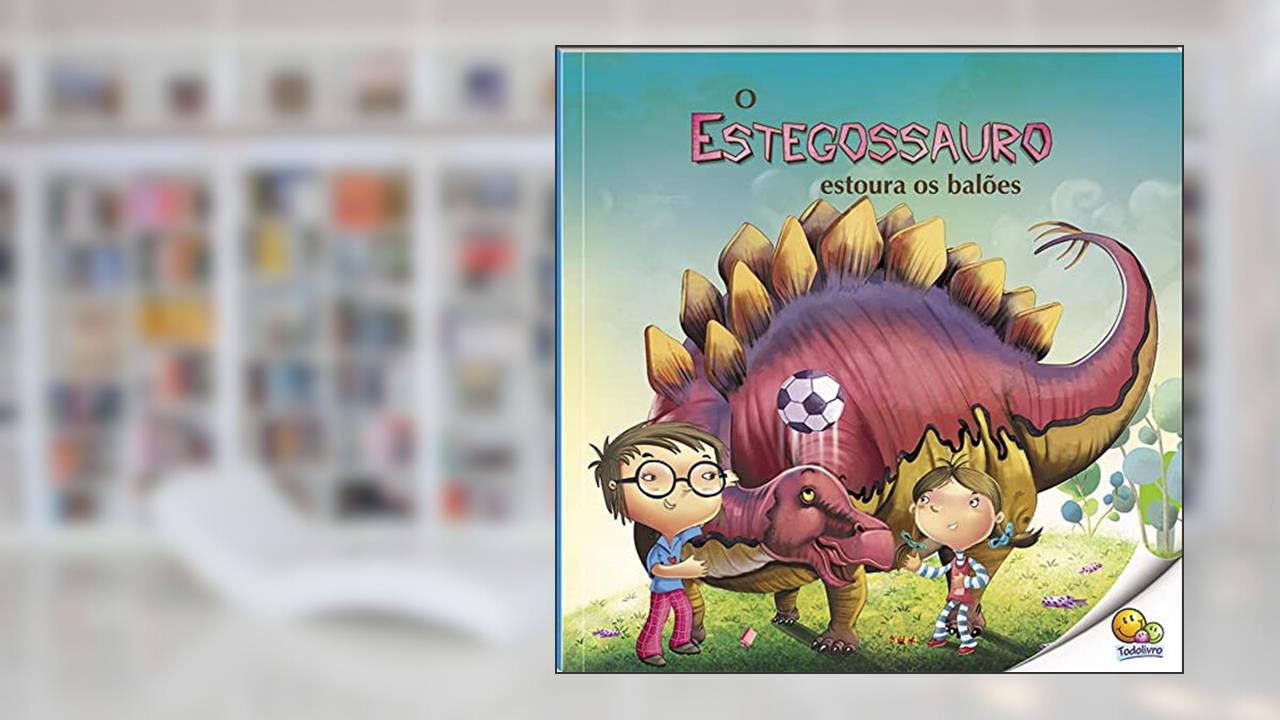 Capa de O Mundo dos Dinossauros: Estegossauro (Nível 3 / Paradidáticos Todolivro), do autor Nikhila Kilambi