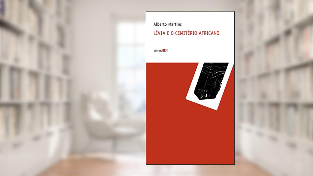 Capa de Lívia e o cemitério africano, de Alberto Martins