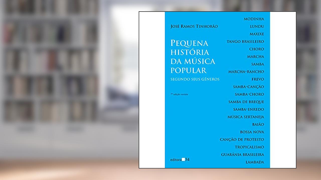 Capa de Pequena história da música popular: segundo seus gêneros, de José Ramos Tinhorão