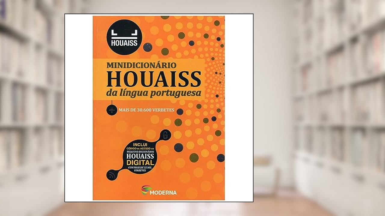 Capa de Minidicionário Houaiss, do autor Antônio Houaiss