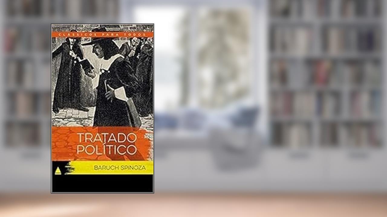 Capa de Tratado Político - Clássicos Para Todos, do autor Baruch Spinoza