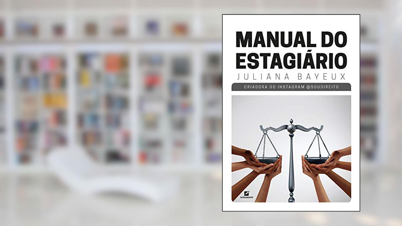 Capa de Manual do estagiário, do autor Juliana Bayeux