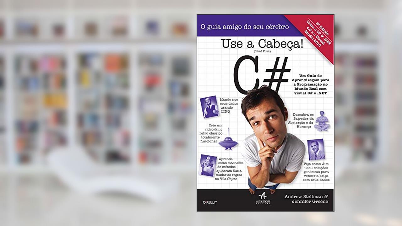 Capa de Use a Cabeça!: C#, de Andrew Stellman; Jennifer Greene
