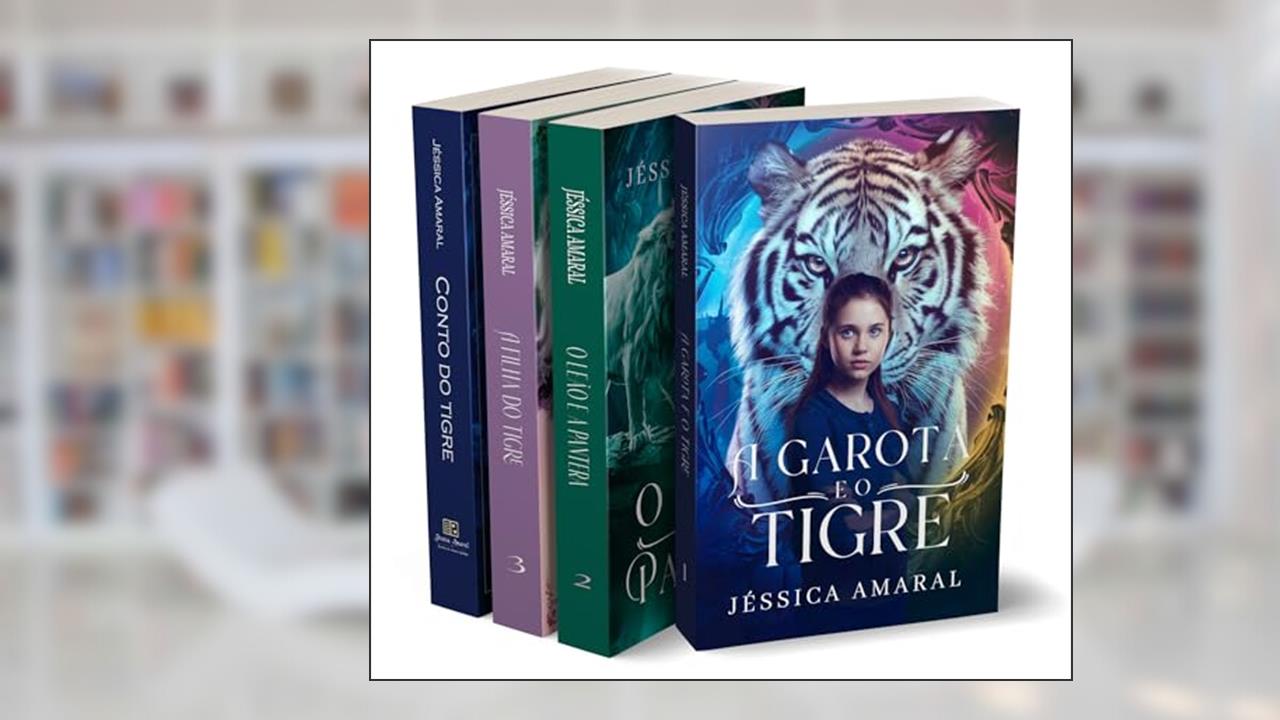 Capa de Série Iluminados: 4 livros em um, do autor Jessica Amaral
