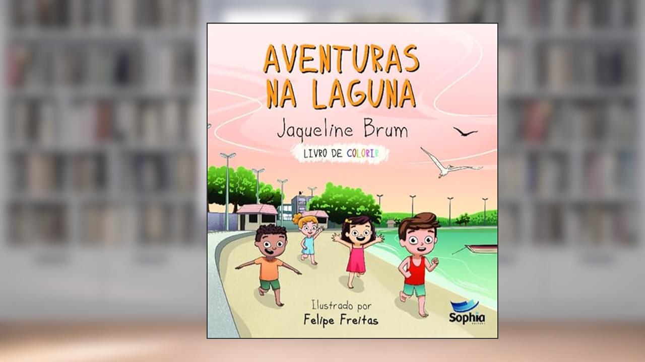 Capa de Aventuras na Laguna, do autor Jaqueline Brum