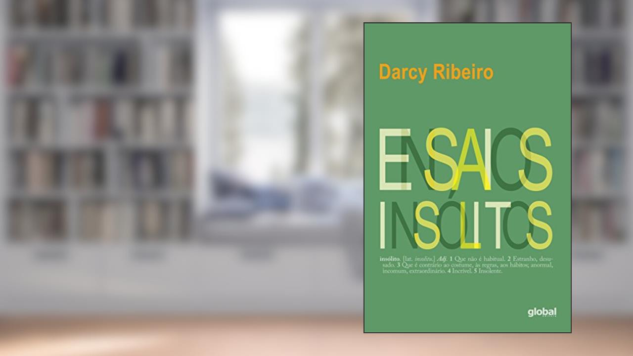 Capa de Ensaios insólitos, do autor Darcy Ribeiro