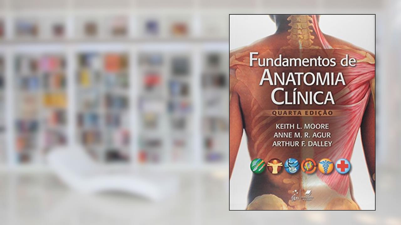 Capa de Fundamentos de Anatomia Clinica, do autor Moore