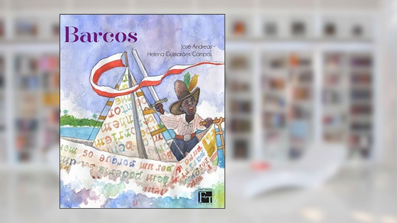 Capa de Barcos, do autor José Andreas; Helena Guimarães Campos