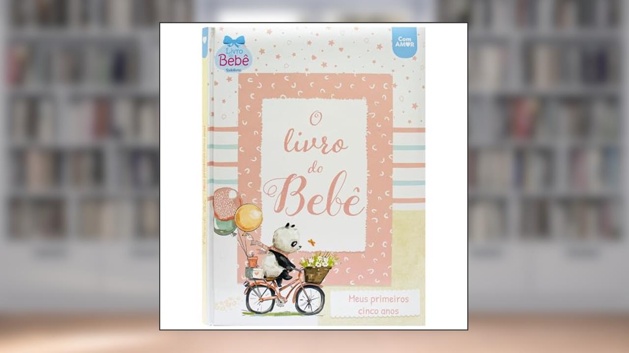 Capa de Livro do bebê,O-Meus primeiros cinco anos, do autor Todolivro