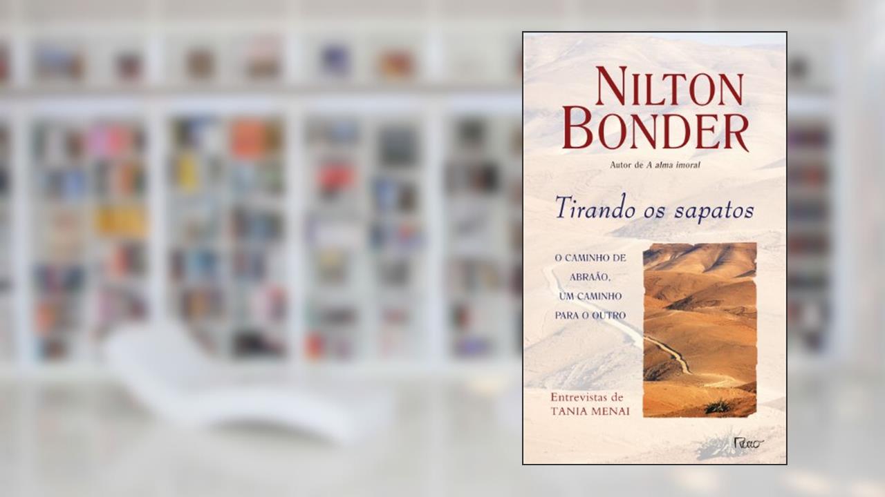 Capa de Tirando os sapatos: O caminho de Abraão, um caminho para o outro, do autor Nilton Bonder