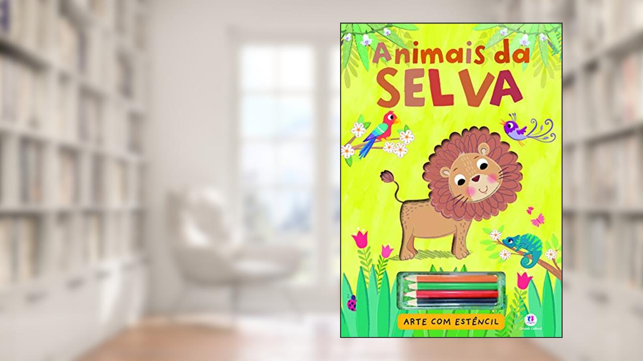 Capa de Animais da selva, do autor Ciranda Cultural
