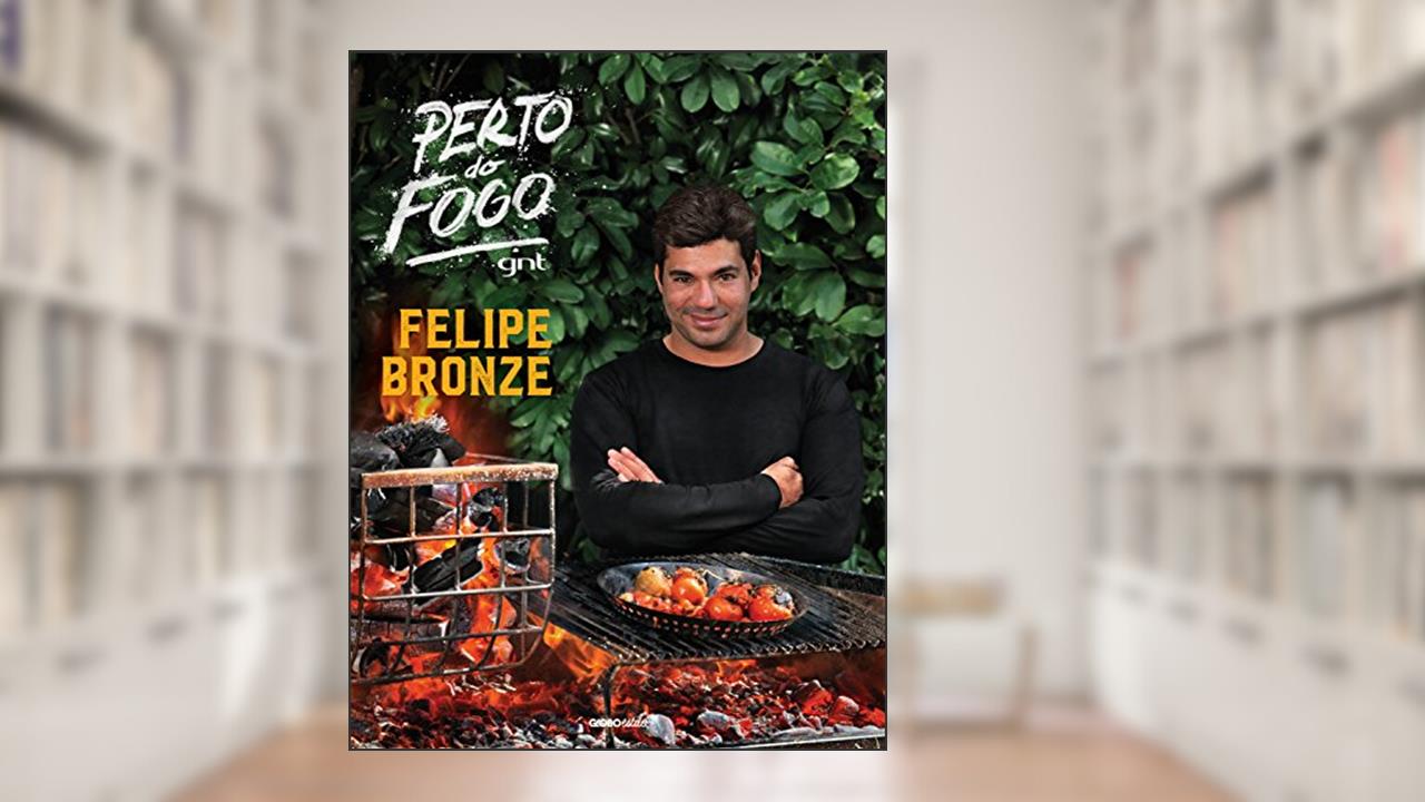 Capa de Perto do fogo, do autor Felipe Bronze