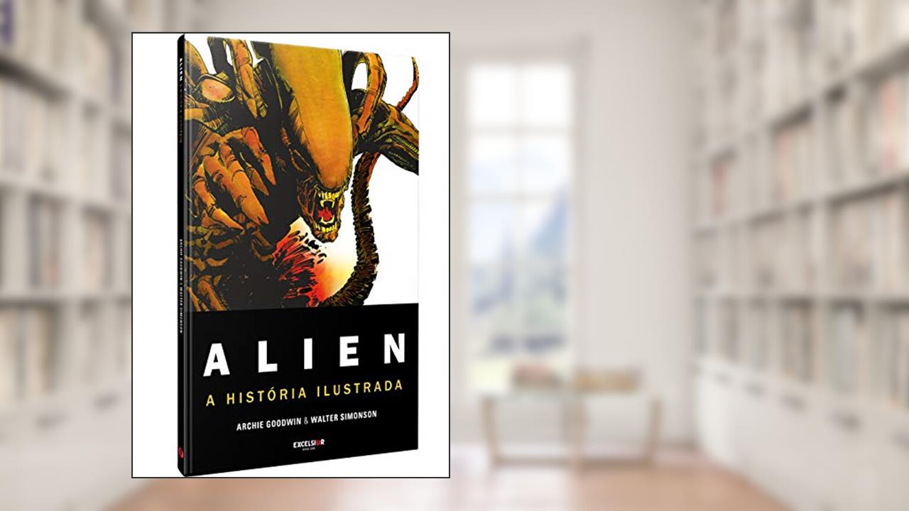 Capa de Alien: A História Ilustrada, do autor Walter Simonson; Archie Goodwin