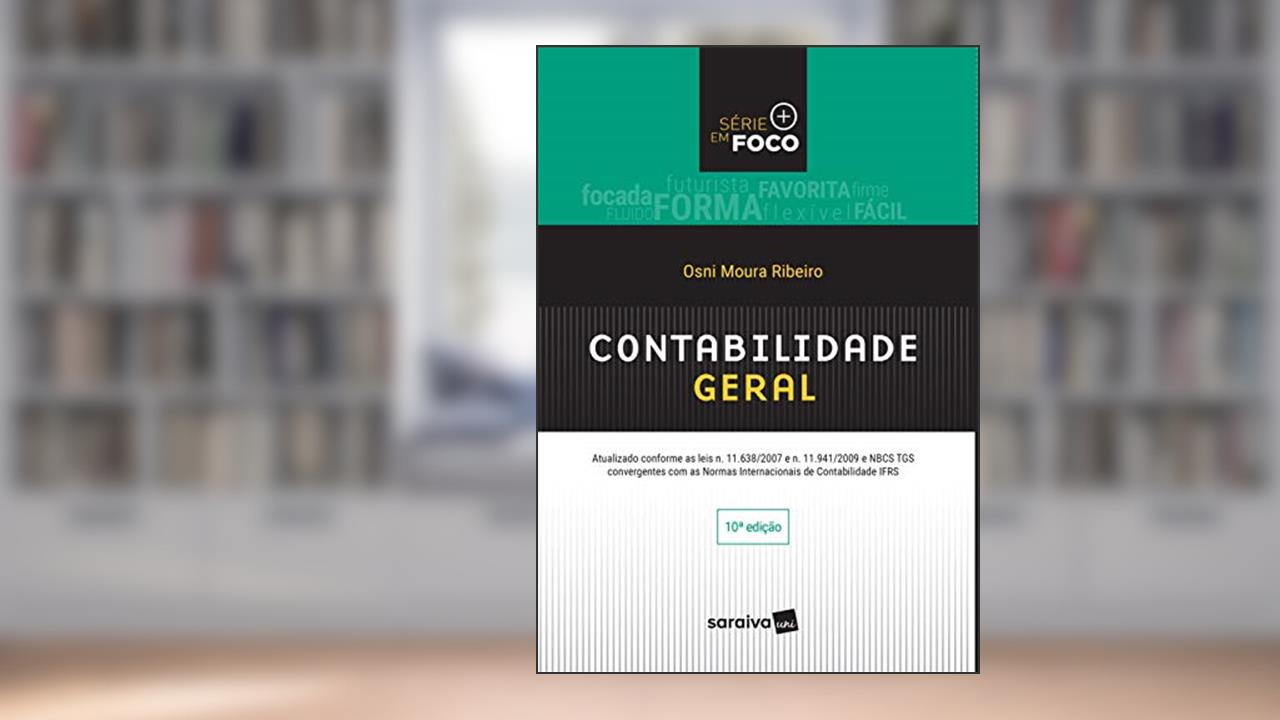 Capa de Contabilidade geral, do autor Osni Moura Ribeiro