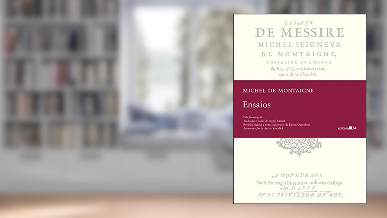 Capa de Ensaios, de Michel de Montaigne