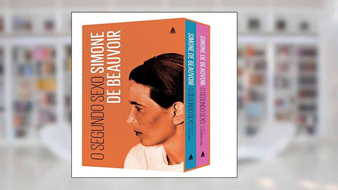 Capa de Box - O segundo sexo, do autor Simone de Beauvoir