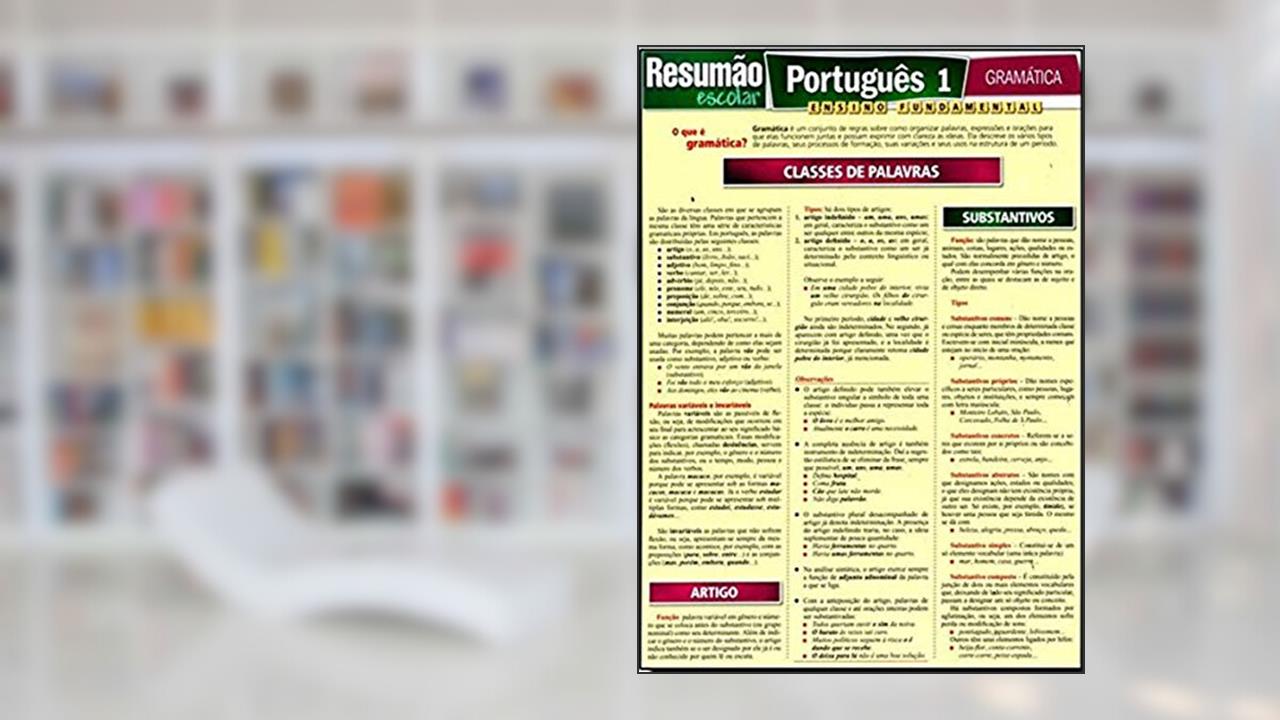 Capa de Português 1 - Gramática, do autor Odilon Soares Leme