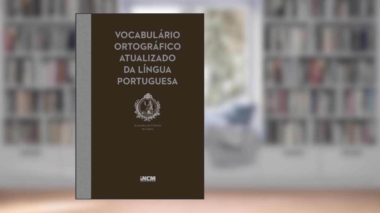 Capa de Vocabulário Ortográfico Atualizado da Língua Portuguesa, do autor Academia Ciências de Lisboa