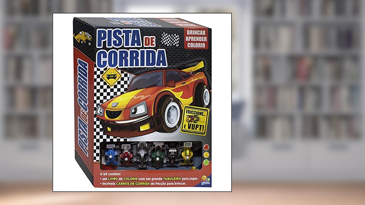 Capa de Pista de Corrida - Coleção Brincar-aprender-colorir, do autor Vários Autores