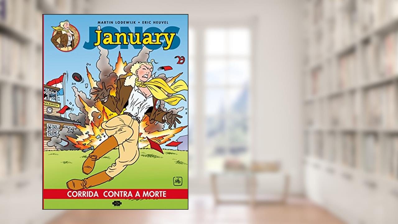 Capa de January Jones : Corrida contra a morte: 1, do autor Martin lodewijk