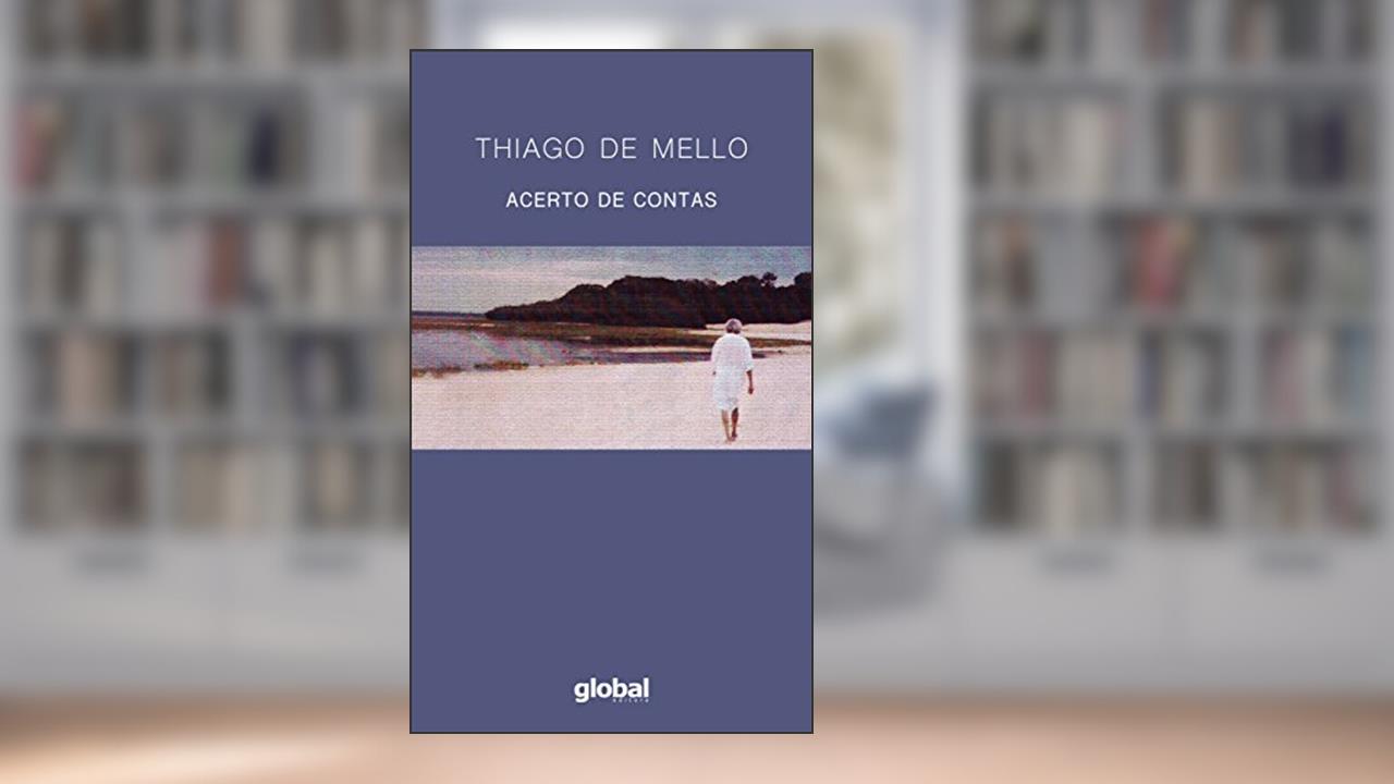 Capa de Acerto de contas, do autor Thiago de Mello