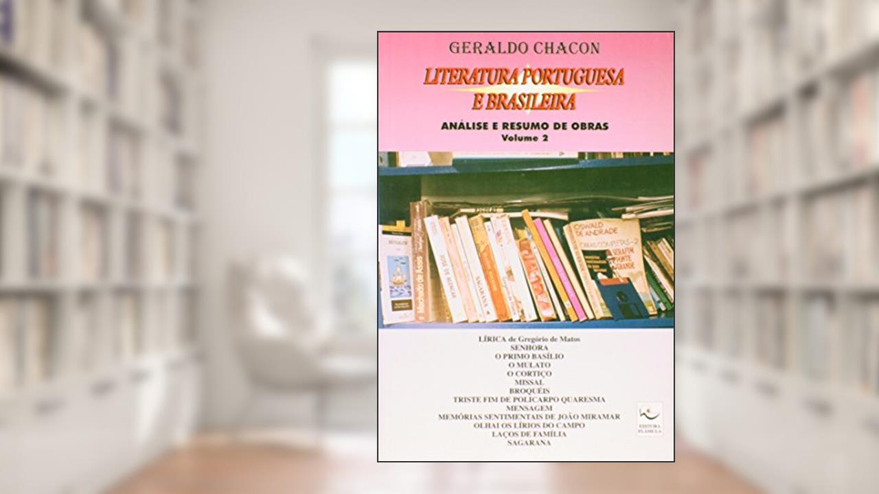 Capa de Literatura Portuguesa E Brasileira - Volume 2, do autor Geraldo Chacon