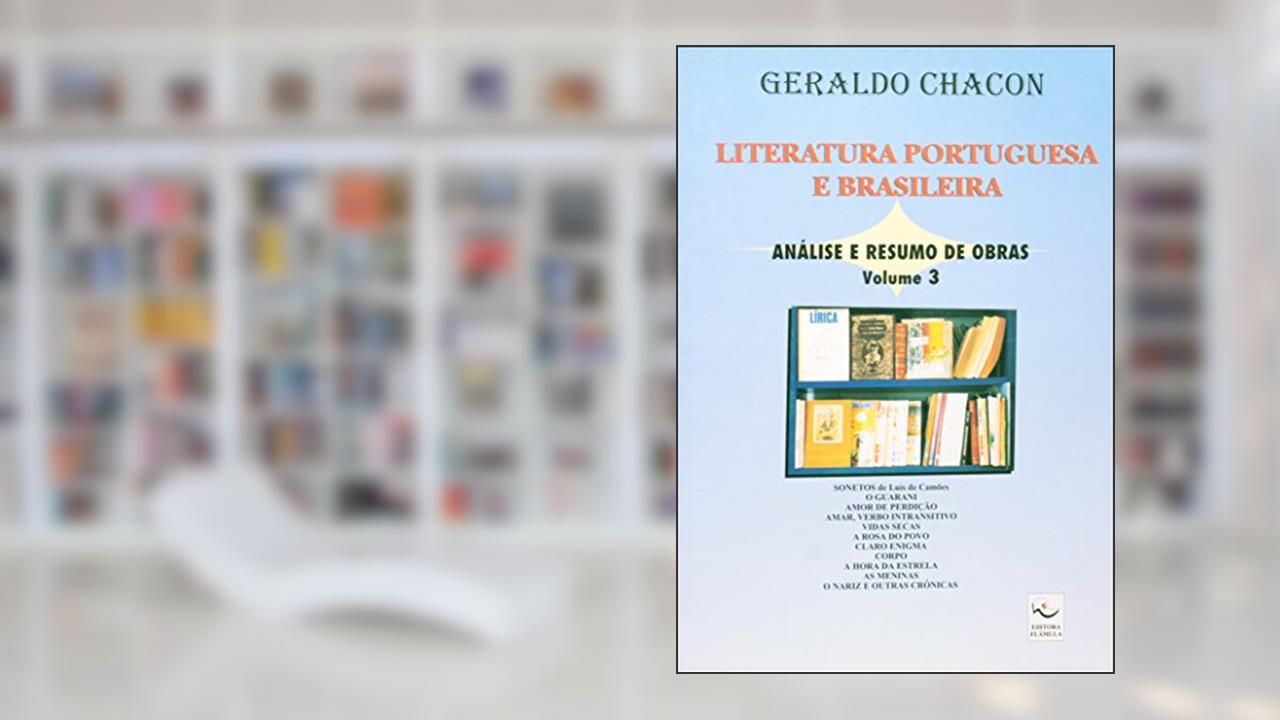 Capa de Literatura Portuguesa E Brasileira - Volume 3, do autor Geraldo Chacon