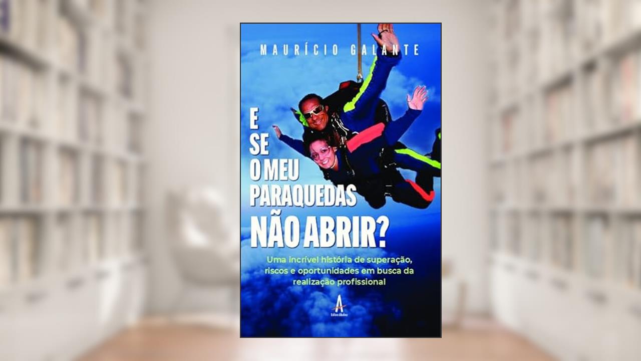 Capa de E se o meu Paraquedas Não Abrir?, de Maurício Galante