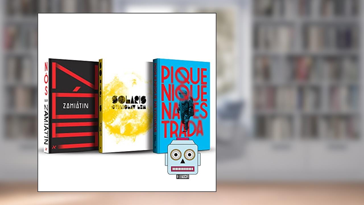 Capa de Ficção Científica do Leste Europeu + Brinde (Adesivo Sci - Fi) - Kit, do autor Ievguêni Zamiátin; Stanislaw Lem
