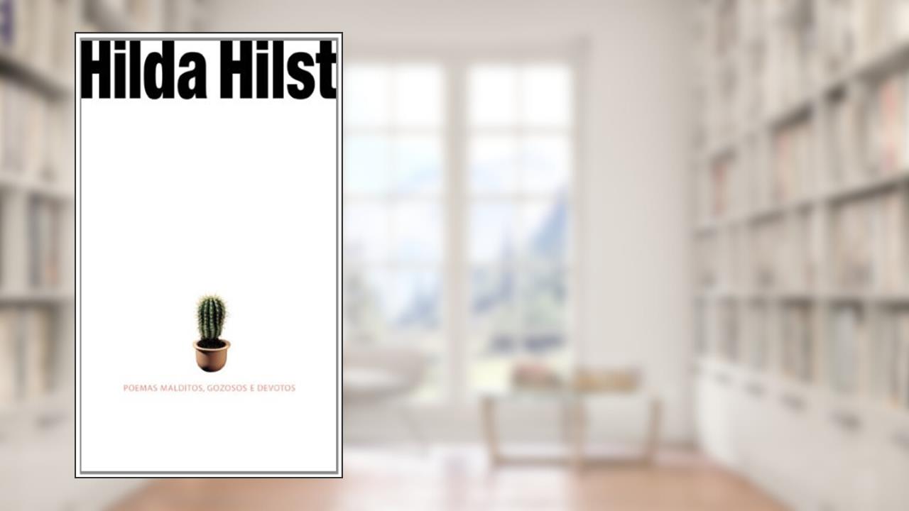 Capa de Poemas Malditos, Gozosos e Devotos, do autor Hilda Hilst