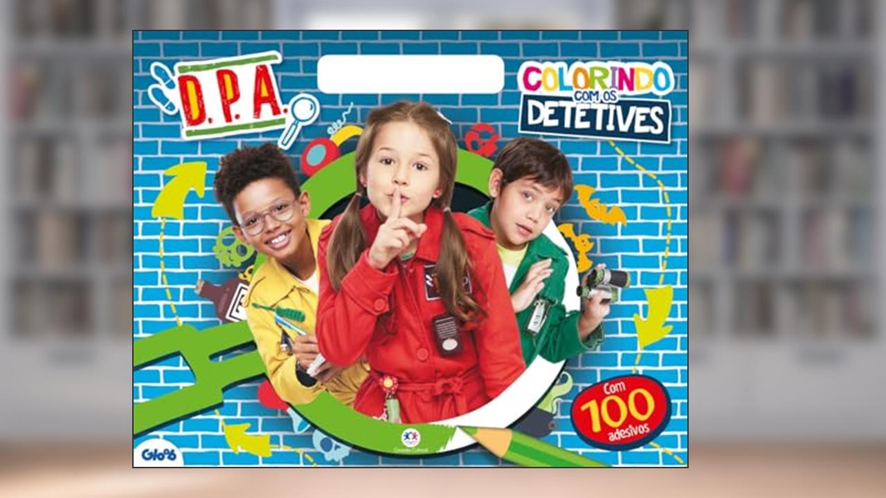 Capa de Detetives do Prédio Azul - Colorindo com os Detetives, do autor Ciranda Cultural