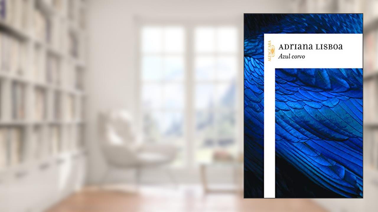 Capa de Azul corvo, do autor Adriana Lisboa